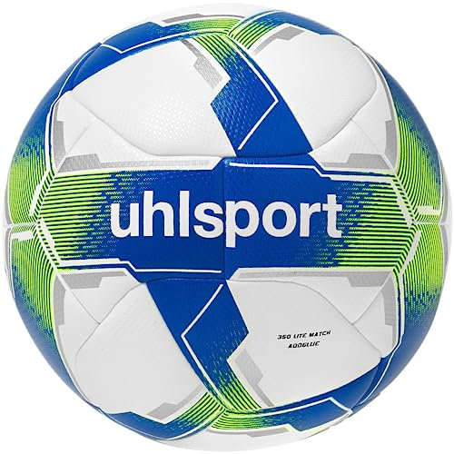 uhlsport 350 Lite Match Addglue Fußball Kinder Spielball Trainingsball in Neuer ADDGLUE Technologie - für Kinder von 10 bis 12 Jahren