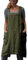 Hawholm Japanische Schürze, Kittel, Baumwolle, Schürze mit Taschen, Übergröße, Schürzen für Damen, Grün (Army Green), XXX-Large