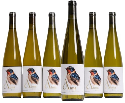 6 Flaschen ALMA do Vinho Verde junger Weißwein aus Portugal