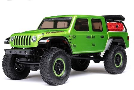 Axial 1/24 SCX24 Jeep JT Gladiator 4X4 RTR Brushed Rock Crawler (Battery & Charger Included), Green