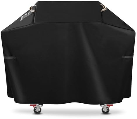 Ultimative, langlebige Grillabdeckung für Outdoor-Grill, robust, wasserdicht, reißfest, lichtbeständig, Gasgrillabdeckung mit Riemen, 3–4 Brenner, Grillabdeckung für Weber Char-Broil Nexgrill usw