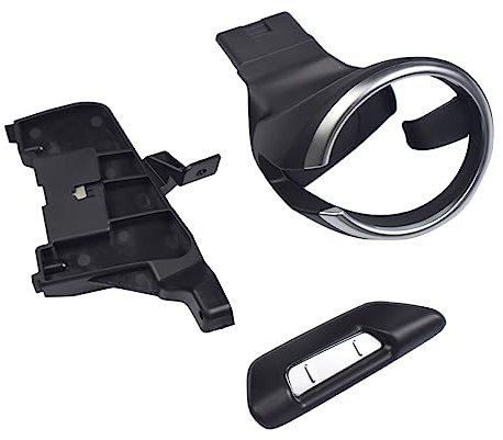 SZDGJ Porte-gobelet Avant de Voiture, support de Verre de Boisson, for BMW, 135i 128i X1 E82 E88 E81 E82 E87 2008-2013 arrière, for siège, support de Porte-gobelet Porte-gobelet d'eau(Black 1 Set)