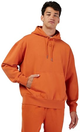 Fox Racing Herren Wordmark Oversized Po Fleece, Cognac, Small