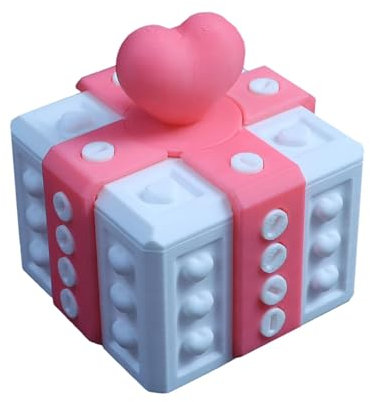 Hilarious Puzzle Prank Case, Holiday Prank Gift Box, Valentine's Day Prank Box, Funny Card Container, Puzzle Card Holder Box, Screws Prank Case, Joke Gift Box for Holidays, Hilarious Puzzle Box