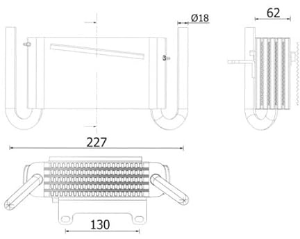 MAHLE Oil Cooler Engine Oil Compatible with Deutz-Fahr D06 D07 DX 1968 -> by Autoteile Gocht
