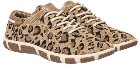 TBS Jazaria Damen-Sneaker Ref 65893 Leopard – Braun