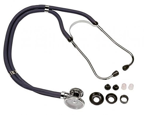 Homecare Stéthoscope double pavillon Noir