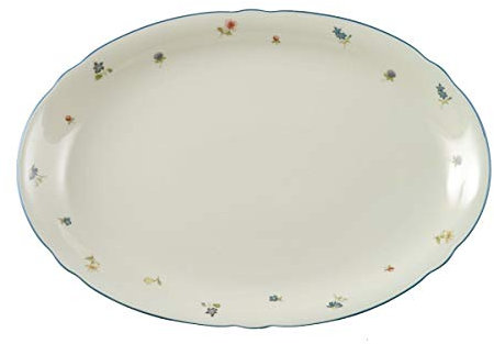 Seltmann Weiden 001.294554 Marieluise Streublume Servierplatte oval, Porzellan, Bunt