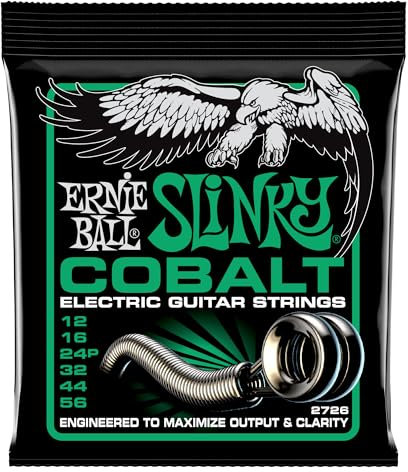 Ernie Ball, Not Even Slinky Cobalt, Corde per chitarra elettrica, diametro 12-56