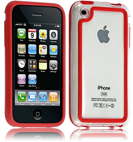 Seluxion Bumper-Schutzhülle für Apple iPhone 3G / 3GS, Rot