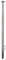 Flaggenstock Niro 25x750mm
