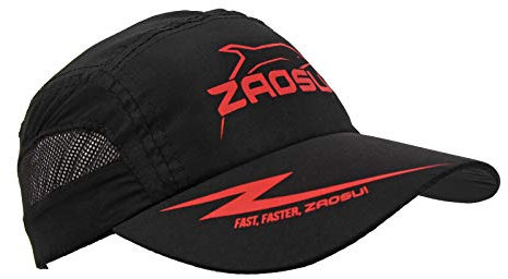 ZAOSU Unisex Running Cap | Laufkappe zum Joggen, Farbe:schwarz