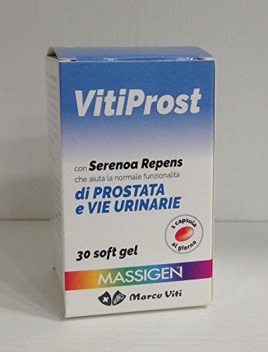 MASSIGEN VITIPROST 30 soft gel aiuta la funzionalità di PROSTATA e VIE URINARIE