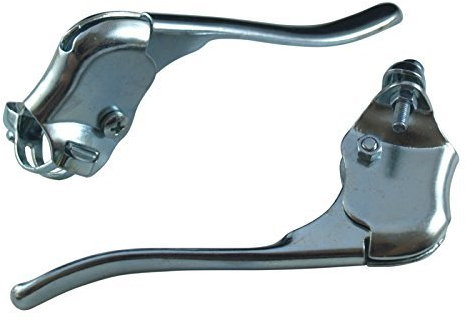 PAAR BREMSHEBEL BREMSEGRIFFE RENNRAD FAHRRAD RETRO 22.2 STAHL CLASSIC OLDTIMER