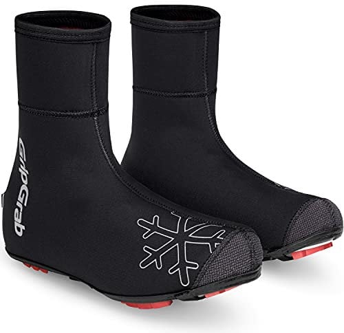 GripGrab Arctic X Gravel MTB Überschuhe Winter Warme wasserdichte Fleece Gefütterte Mountainbike CX Radsport Überzieher