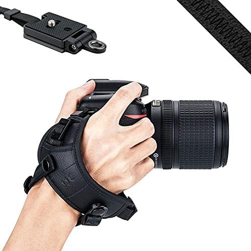 JJC Handschlaufe für DSLR Kameras Canon Nikon(mit Arca Swiss Type Platte)