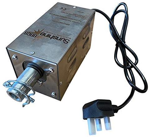 SunshineBBQs Heavy Duty Hog Roast Rotisserie Spit Motor for your BBQ - Up to 80kg