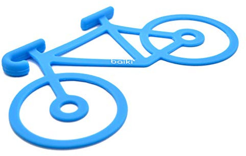 baiki Fahrrad Universal-Spanngummi, Handy Taschenlampe Jacke Werkzeug Halterung. Silikonband, extra stark – Gepäckspanner, Expander, Gummiband (Blau_)