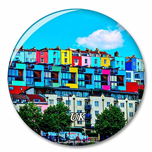 Großbritannien England Color House Bristol Kühlschrank Magnete Dekorative Magnet Flaschenöffner Tourist City Travel Souvenir Collection Geschenk Starker Kühlschrank Aufkleber