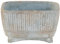 LOLAhome Macetero Jardinera de Cemento Gris de Ø 22x13 cm
