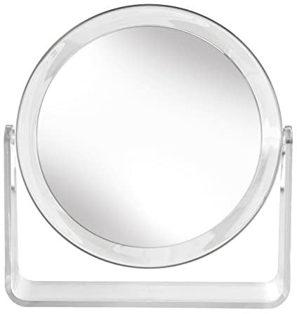 Kleine Wolke Kosmetikspiegel Clear Mirror mit 10-facher Vergrößerung, Größe: 18,8 x 20 x 4,9 cm, Material: Polystyrol/Glas
