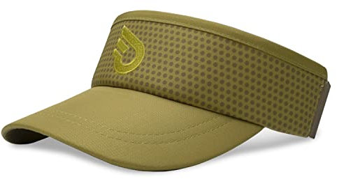 Headsweats Lightweight Performance Running Sun Visor, Dots Timber, One Size