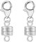 ALEXCRAFT Magnetverschluss Kette 925 Sterling Silber Armband Verschluss Magnetverschluss für Ketten Halskette Armband DIY Jewellery Making Accessories