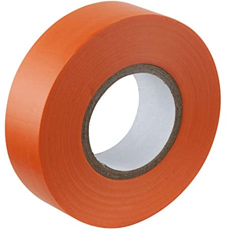 GOCABLETIES - Isolierband Orange - 19 mm x 20 m - strapazierfähiges, selbstklebendes Isolierband - zum Schutz, Bündeln und Reparieren von Kabeln - 1 Rolle