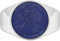 cai Herren Ring 925/- Sterling Silber Glänzend Lapislazuli weiß 2,50ct 132270843