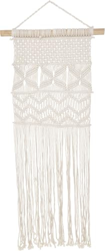 Makramee Wandbehang im Boho Stil, Baumwolle, 70er Jahre Flair, Design 5