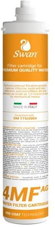 Swan Filtro acqua a Baionetta 4MF AG compatibile con Everpure 4DC Antibatterico, compatibile con BWT Bewapure HQ M