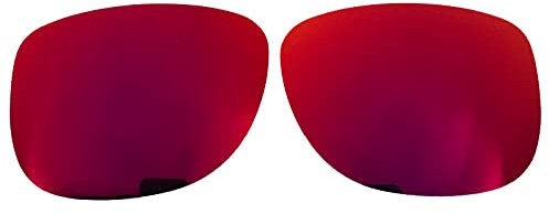 Wetnenss Replacement lenses for Justin RB4165 (54mm) Sunglasses /1.5mm polarized/easy to install (dark red)