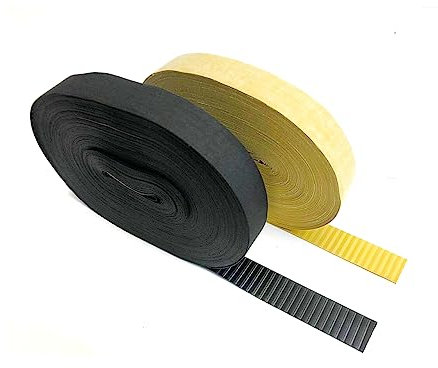 Akkordeon Balgstreifen Kaliko 50m Rolle | Direkt aus der Akkordeonwerkstatt | Italienische Qualität (Gold Hell)