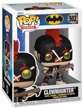 Funko POP! DC Heroes: Batman - Clownhunter | Offizielles Superheroes Merch - Vinyl Sammelfigur als Regal Deko - Geschenkidee zum Geburtstag für Fans und Sammler