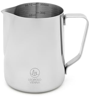 Leopold Vienna - Salento Milchaufschäumkännchen 350ml Edelstahl, Silber