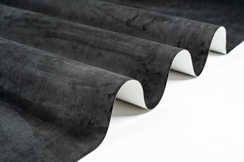 Vensur Mikrofaserstoff selbstklebend - Kunstleder selbstklebend - Innenraum Auto Folie in Wildleder Optik - Selbstklebende Stoff Folie - Folie stretch dehnbar Auto, Haus