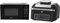 Emtronics Kitchen Set 6.3L Air Fryer Health Grill & 20L Microwave Grill Black