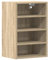 vidaXL Hängeschrank Riga Sonoma-Eiche 40x29,5x60 cm Holzwerkstoff, Küchenschrank, Gastronomieschrank, Gastro Möbel, Aufbewahrungsschrank