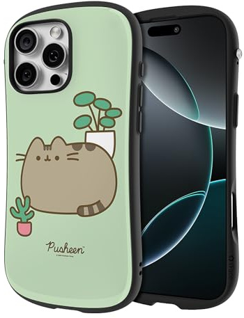 iFace Pusheen The Cat First Class MagSynq Hülle für iPhone 16 Pro Max [Kompatibel mit MagSafe] – niedliches, stoßfestes zweilagiges (Hartschale + Stoßfänger), schützendes ästhetisches Magnetdesign –