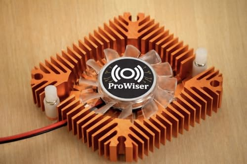 1 kit (2 pieces) - CPU cooler with fan - Heatsink with fan CPU55MM 2PIN Gold Jst Terminal 10MM Cable 2 PIN Graphics Cards Cooling Fan Aluminum - 12VDC