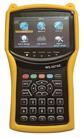 Satfinder digitale, WS-007SE DVB-S2 DVB-T2 MPEG4 HD COMBO Spettro con grande borsa degli attrezzi