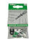 Bike-Parts Blitzventil-Universal Alligator Komplettset, Silber/grün (1 Set)