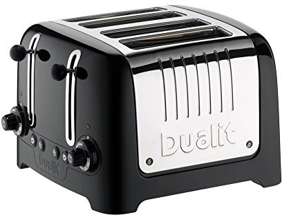 Dualit 4 Slice Lite Toaster in Black 46205