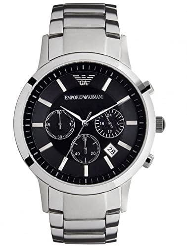 Emporio Armani Chronograph AR2434 Men's Designer Highlight Chronograph Bracelet