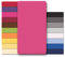 CelinaTex Lucina Drap-Housse Coton 2er-Set 90x200-100x200 cm Rose
