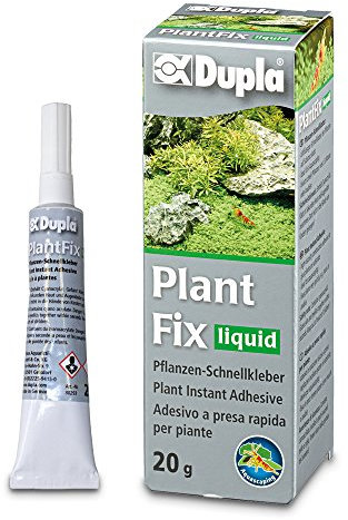 Dupla PlantFix liquid I 20 g I Pflanzenschnellkleber I zähflüssiger Kleber zur Befestigung von Aquarienpflanzen I fixiert schnell Pflanzen wie Moose oder Anubien I Aquascaping-Kleber