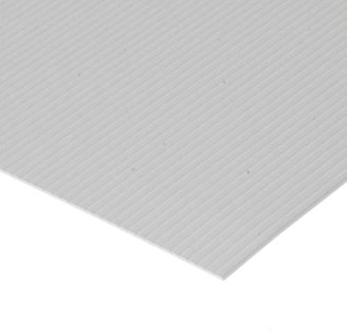 evergreen 2040 Structured Plate 0.5 x 150 x 300 mm Pitch 1.00 mm Pack of 1