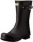 Hunter Short, Stivali in Gomma Unisex-Adulto, Black, 45 EU