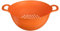 PREMIER HOUSEWARES 26CM DIA COLANDER STRAINER ORANGE DOUBLE HANDLES PLASTIC