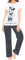 Minnie Mouse Ladies Minnie Mouse Pyjamas Size, S, Multicoloured